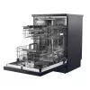 Lavavajillas independiente CANDY CF 5C6F0B — 15 cubiertos, 46 dB, tamaño completo (60 cm), negro