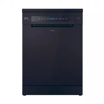 Lavavajillas independiente CANDY CF 5C6F0B — 15 cubiertos, 46 dB, tamaño completo (60 cm), negro
