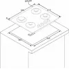 Candy CVW6BB Placa Negro Integrable 59,5 cm Gas 4 zona(s)