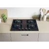 Candy CVW6BB Placa Negro Integrable 59,5 cm Gas 4 zona(s)