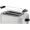 Tostadora Gorenje T800DS – tostadora de acero inoxidable de 2 ranuras, modelo doméstico compacto