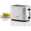 Tostadora Gorenje T800DS – tostadora de acero inoxidable de 2 ranuras, modelo doméstico compacto