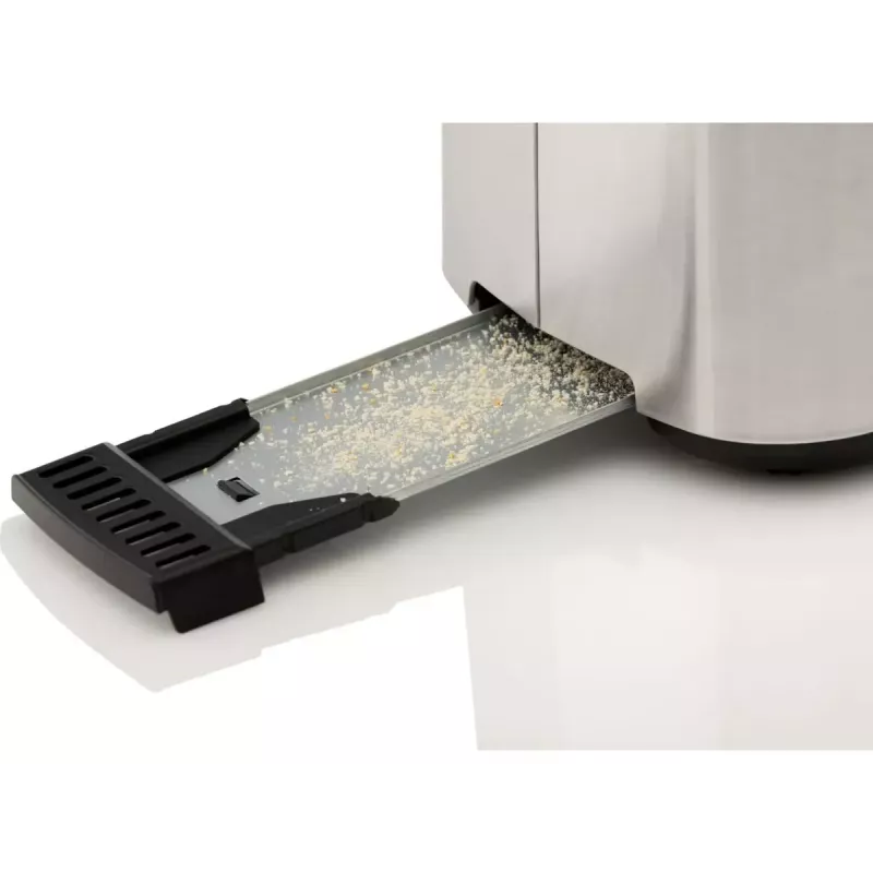 Tostadora Gorenje T800DS – tostadora de acero inoxidable de 2 ranuras, modelo doméstico compacto