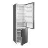 Combinado frigorífico-congelador independiente Midea MDRB600MME46, 443 L totales, 313 L frigorífico (No Frost), 130 L congelador, clase E, acero inoxidable