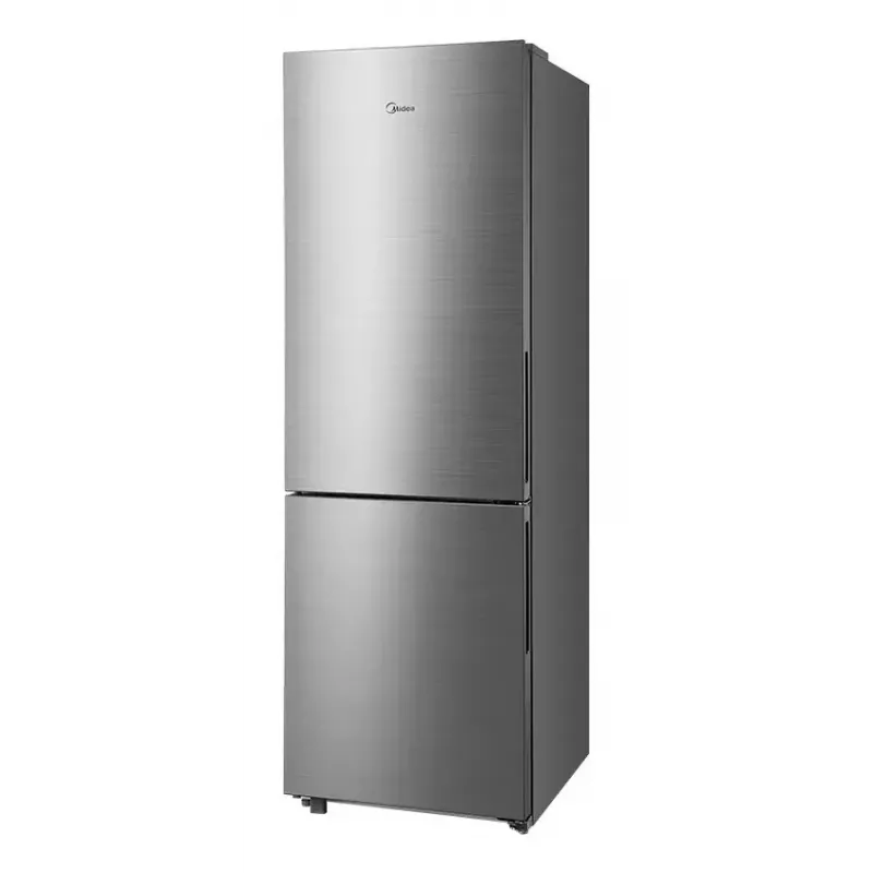Combinado frigorífico-congelador independiente Midea MDRB600MME46, 443 L totales, 313 L frigorífico (No Frost), 130 L congelador, clase E, acero inoxidable