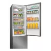 Combinado frigorífico-congelador independiente Midea MDRB600MME46, 443 L totales, 313 L frigorífico (No Frost), 130 L congelador, clase E, acero inoxidable