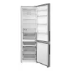 Combinado frigorífico-congelador independiente Midea MDRB600MME46, 443 L totales, 313 L frigorífico (No Frost), 130 L congelador, clase E, acero inoxidable
