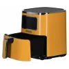 Freidora de aire HEINRICH'S HFR 8216, capacidad 5,0 l, 1450 W, amarilla