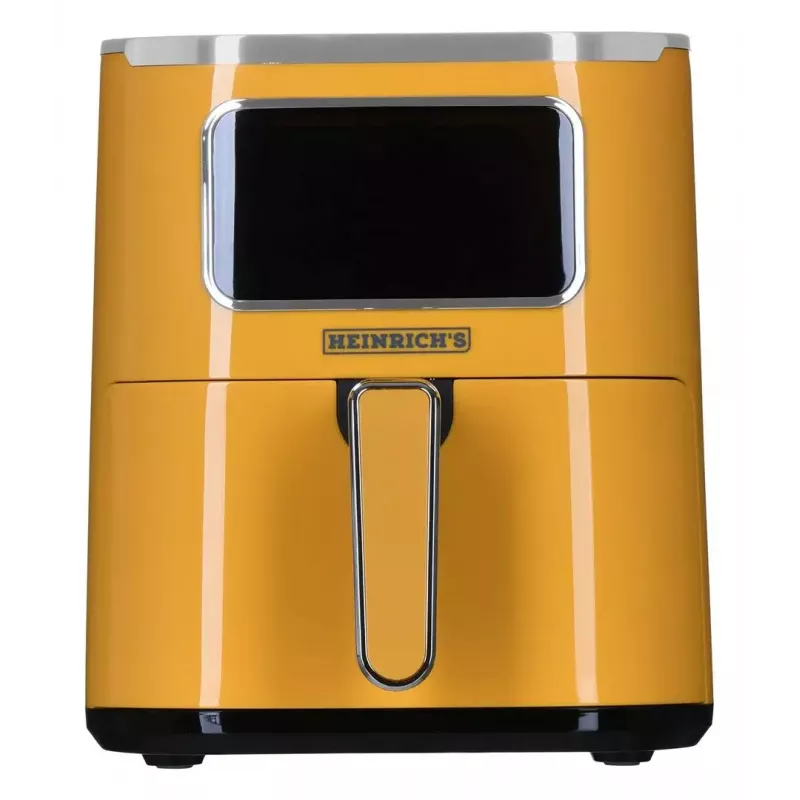 Freidora de aire HEINRICH'S HFR 8216, capacidad 5,0 l, 1450 W, amarilla