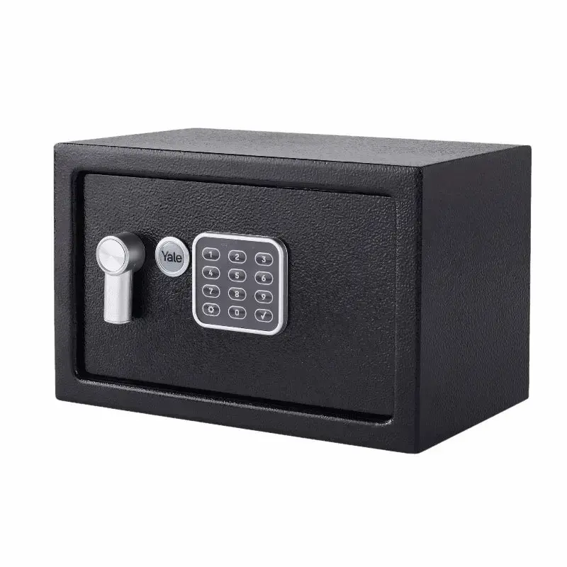 Caja fuerte portátil Yale YSV/200/DB2 negra con cerradura de combinación 8,6 L