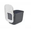 Savic Hop bandeja sanitaria para gatos, antracita/blanca, 58,5 x 39 x 39,5 cm