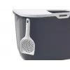 Savic Hop bandeja sanitaria para gatos, antracita/blanca, 58,5 x 39 x 39,5 cm