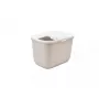 Arenero con entrada superior Savic Hop In, plástico, beige/blanco, 585×390×395 mm