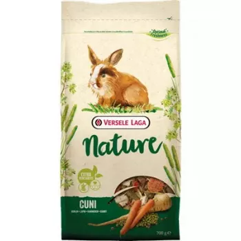 Pienso en pellets para conejos VERSELE-LAGA Cuni Nature 2,3 kg — hierbas, 14 % proteína, 15,5 % fibra, 4,5 % grasa, vitamina C, sin gluten ni soja