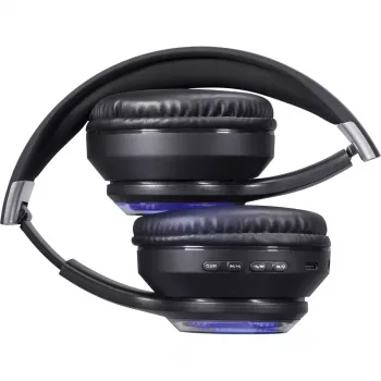Auriculares DEFENDER FreeMotion B400 — con cable e inalámbricos, USB-C, AUX, auriculares supraaurales cerrados, 20–20000 Hz, 118 dB, retroiluminación LED, negro