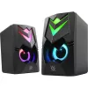 Altavoces para PC DEFENDER J4 2.0 6W LED USB, 3,5 mm, 90–20000 Hz, negro