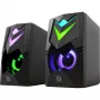 Altavoces para PC DEFENDER J4 2.0 6W LED USB, 3,5 mm, 90–20000 Hz, negro