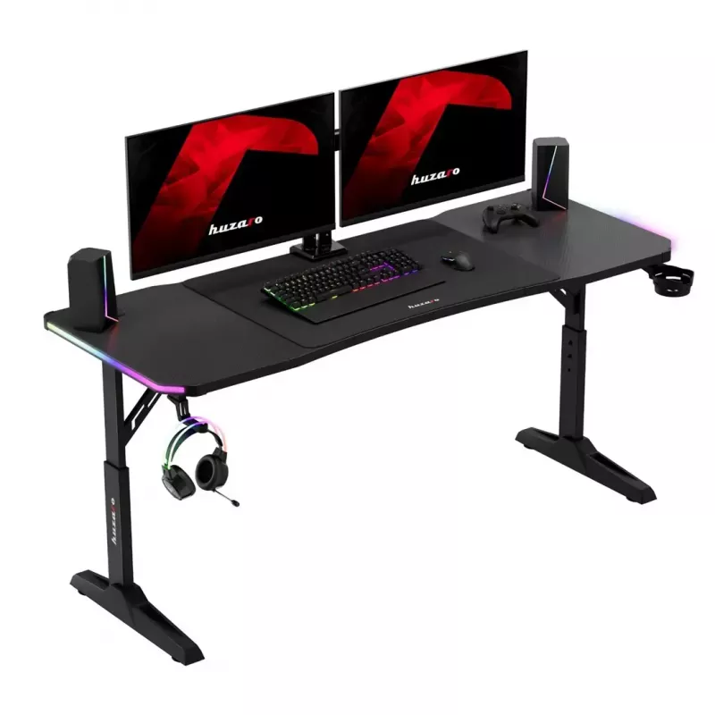 Huzaro Hero 4.6 RGB escritorio para juegos, negro
