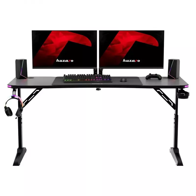 Huzaro Hero 4.6 RGB escritorio para juegos, negro