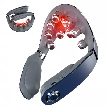 Masajeador SKG G7-Pro-Fold Blue Combo compresión amasado vibración