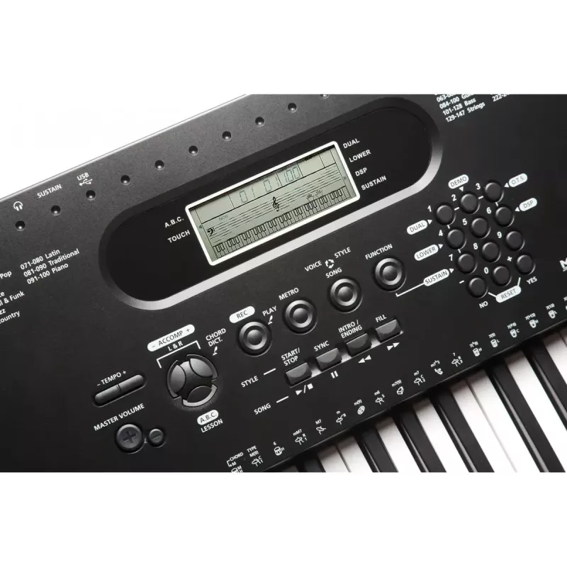 Teclado Kurzweil KP70 teclado digital de 61 teclas, negro