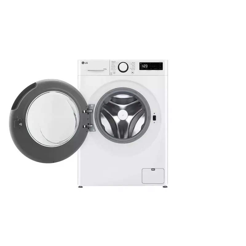 Lavadora-secadora LG F4DR509SBW de libre instalación carga frontal negra, blanca
