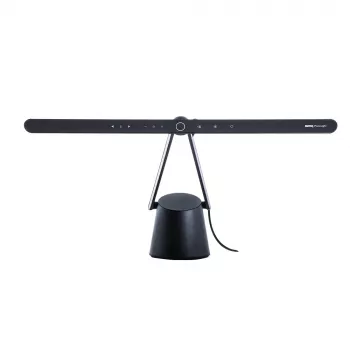 Lámpara para monitor BenQ PianoLight R negra – 1070 lm, alimentación USB, 120×367×628 mm