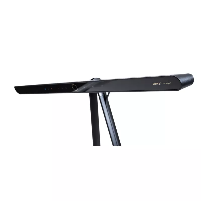 Lámpara para monitor BenQ PianoLight R negra – 1070 lm, alimentación USB, 120×367×628 mm