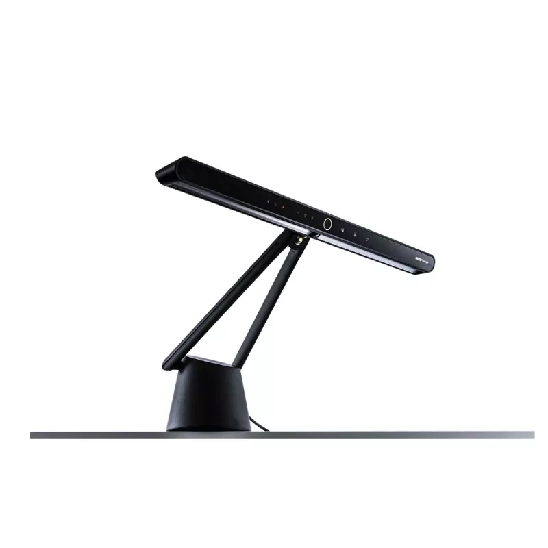 Lámpara para monitor BenQ PianoLight R negra – 1070 lm, alimentación USB, 120×367×628 mm