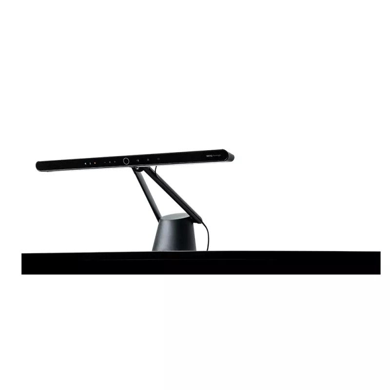Lámpara para monitor BenQ PianoLight R negra – 1070 lm, alimentación USB, 120×367×628 mm