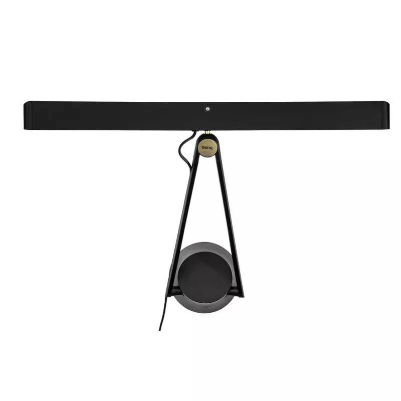 Lámpara para monitor BenQ PianoLight R negra – 1070 lm, alimentación USB, 120×367×628 mm