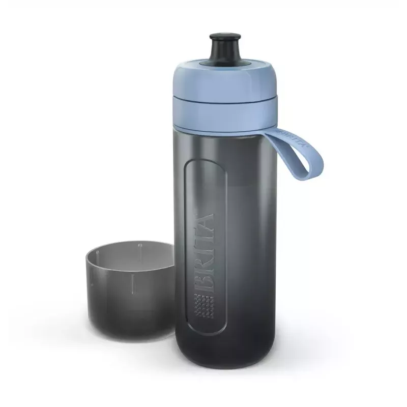 BRITA Active 1052250 botella filtrante con 2 discos de filtro, azul pastel