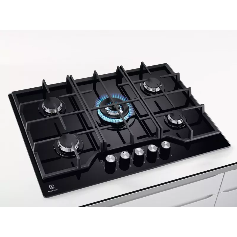 Electrolux KGG75362K negro empotrable 75 cm gas 5 zonas