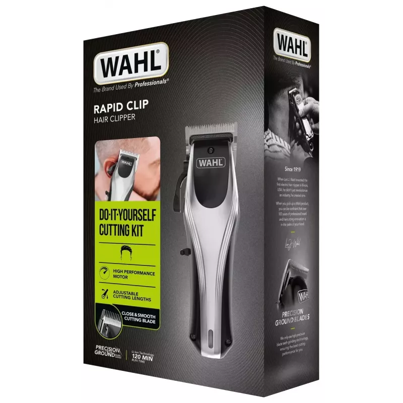 Wahl Rapid Clip 09657.0460 cortapelos, plateado/negro