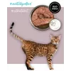 3COTY comida húmeda para gatos adultos con pavo y ganso, 80 g