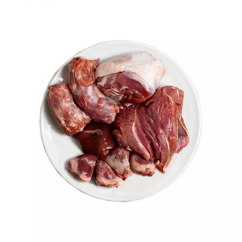 3COTY comida húmeda para gatos adultos con pavo y ganso, 80 g