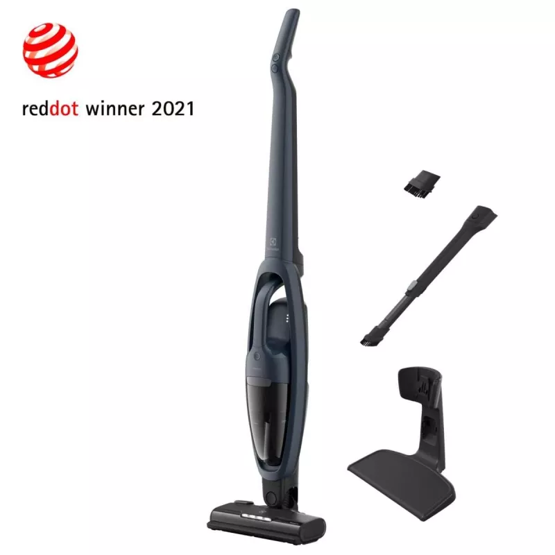 Aspirador de escoba con batería Electrolux ES52CB21DB en seco ciclónico, espuma, filtro de salida sin bolsa 0,5 L 29 W azul 2 Ah