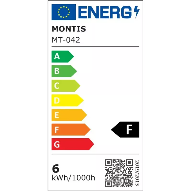 Montis MT042-BK lámpara de escritorio LED, negra, 5,7 W, 230 V + USB