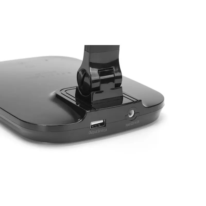 Montis MT042-BK lámpara de escritorio LED, negra, 5,7 W, 230 V + USB