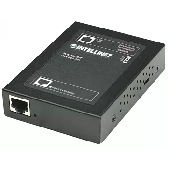 Splitter Power over Ethernet (PoE+) Intellinet, IEEE802.3at, tensión de salida 5, 7.5, 9 o 12 V DC