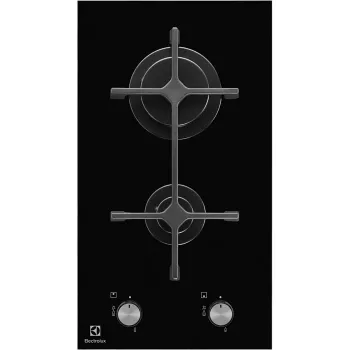 Electrolux EGC3322NVK negro empotrable gas 2 zonas