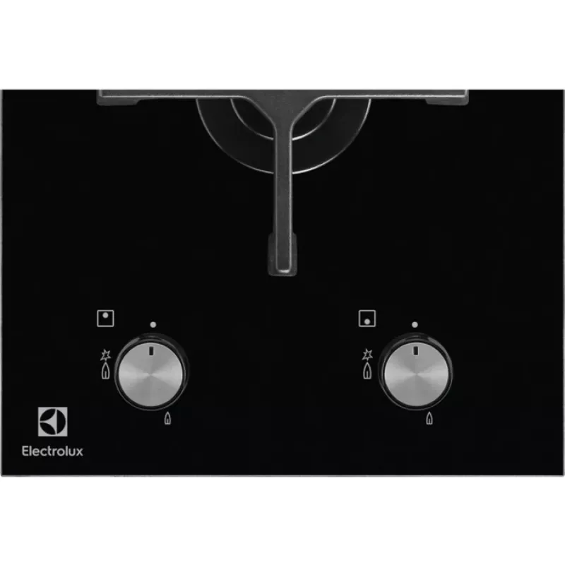 Electrolux EGC3322NVK negro empotrable gas 2 zonas
