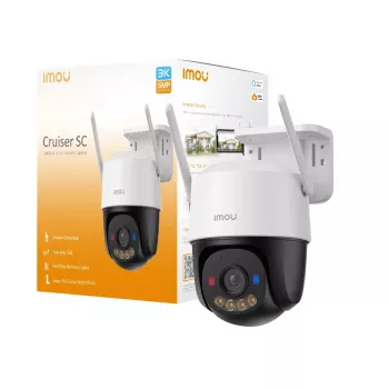Cámara de vigilancia IP IMOU Cruiser SC 3K — 5 MP (2880×1620), 3,6 mm, PoE/DC, Wi‑Fi, visión nocturna 30 m