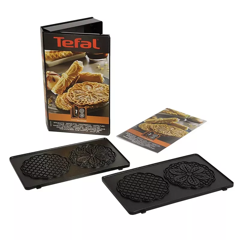 Placa de repuesto para sandwichera Tefal XA800712, 242×155×44 mm, set de 2