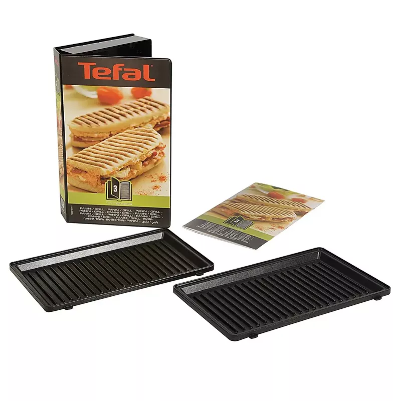 Placas de grill/panini Tefal XA800312, negras