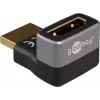 Adaptador de cable de vídeo Goobay 72009 HDMI Type-A estándar negro plata