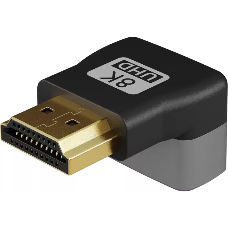 Adaptador de cable de vídeo Goobay 72009 HDMI Type-A estándar negro plata