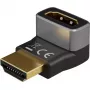 Adaptador de cable de vídeo Goobay 72009 HDMI Type-A estándar negro plata