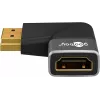 Adaptador de cable de vídeo Goobay 72012 HDMI Type-A conector macho negro plata