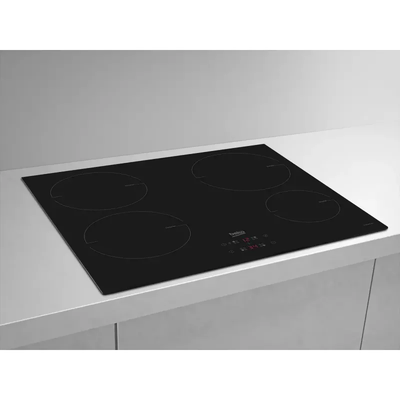 Placa de cocina Beko HII 64400 MT negra encimera 60 cm inducción 4 zona(s)